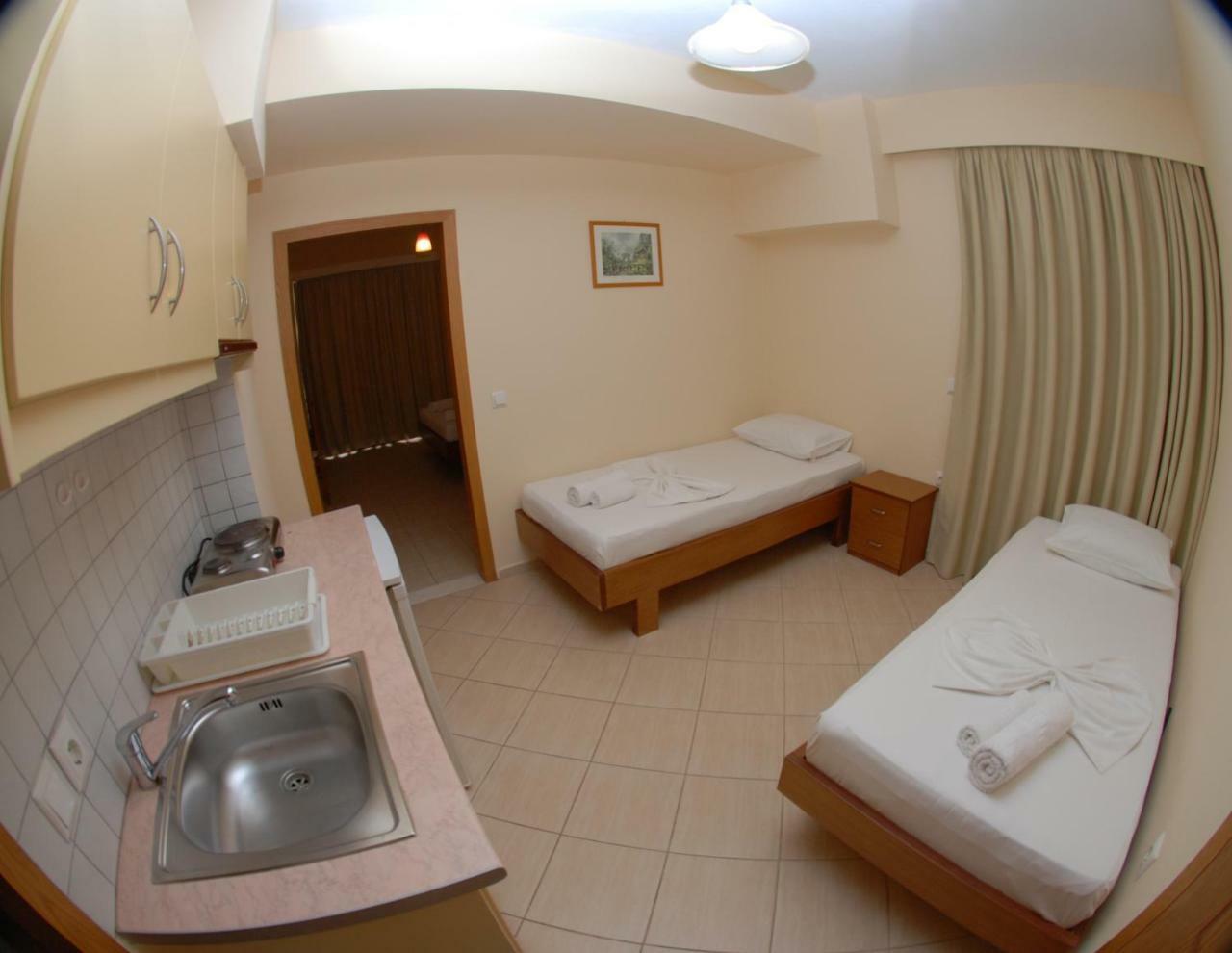 Nikos Hotel And Apartments Sarande Ngoại thất bức ảnh
